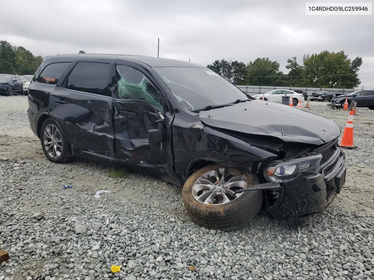 2020 Dodge Durango Gt VIN: 1C4RDHDG9LC259946 Lot: 72847664