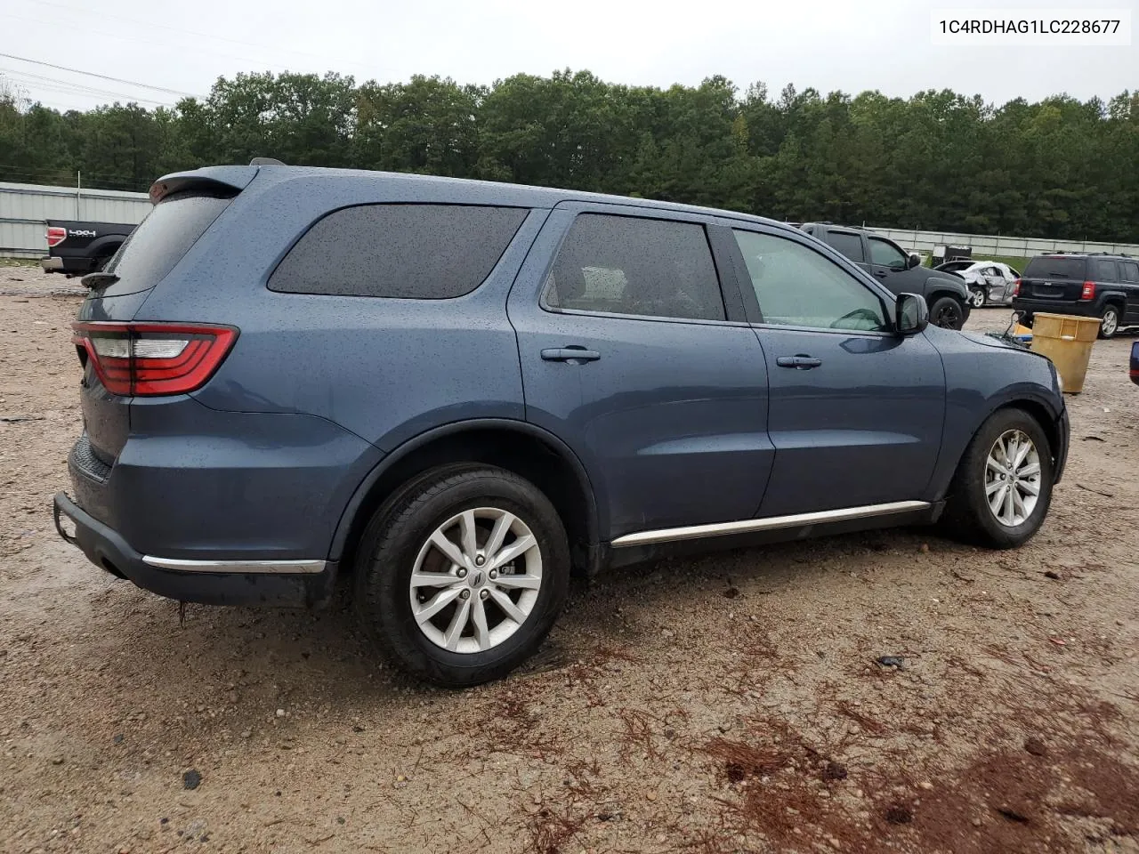 2020 Dodge Durango Sxt VIN: 1C4RDHAG1LC228677 Lot: 72929984