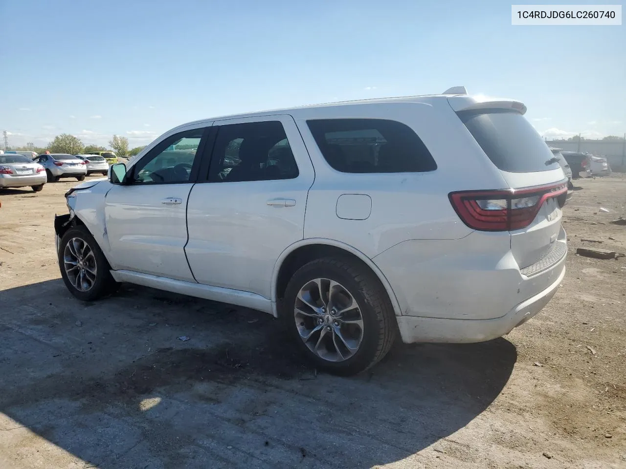 2020 Dodge Durango Gt VIN: 1C4RDJDG6LC260740 Lot: 73060224