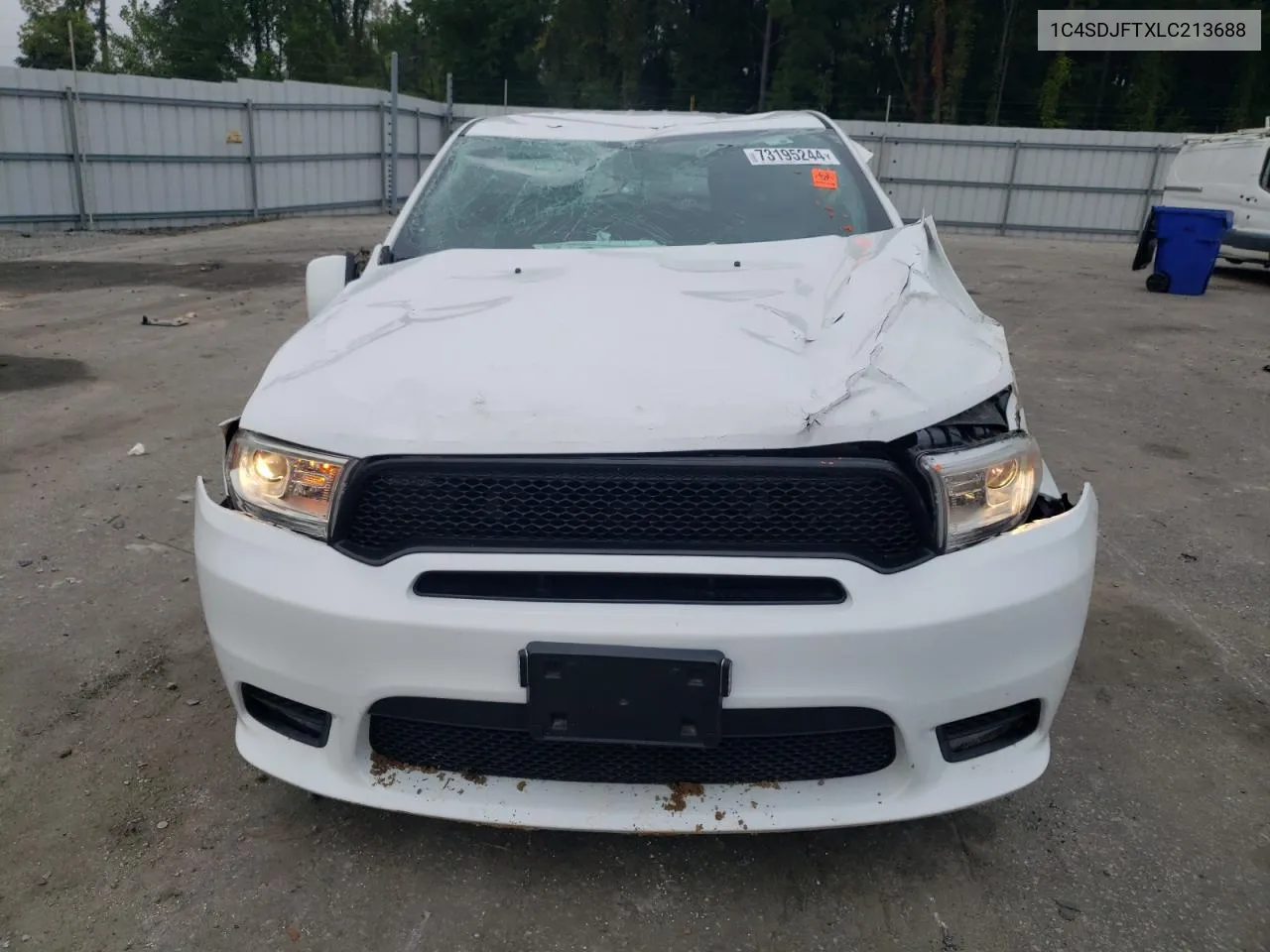 2020 Dodge Durango Ssv VIN: 1C4SDJFTXLC213688 Lot: 73195244