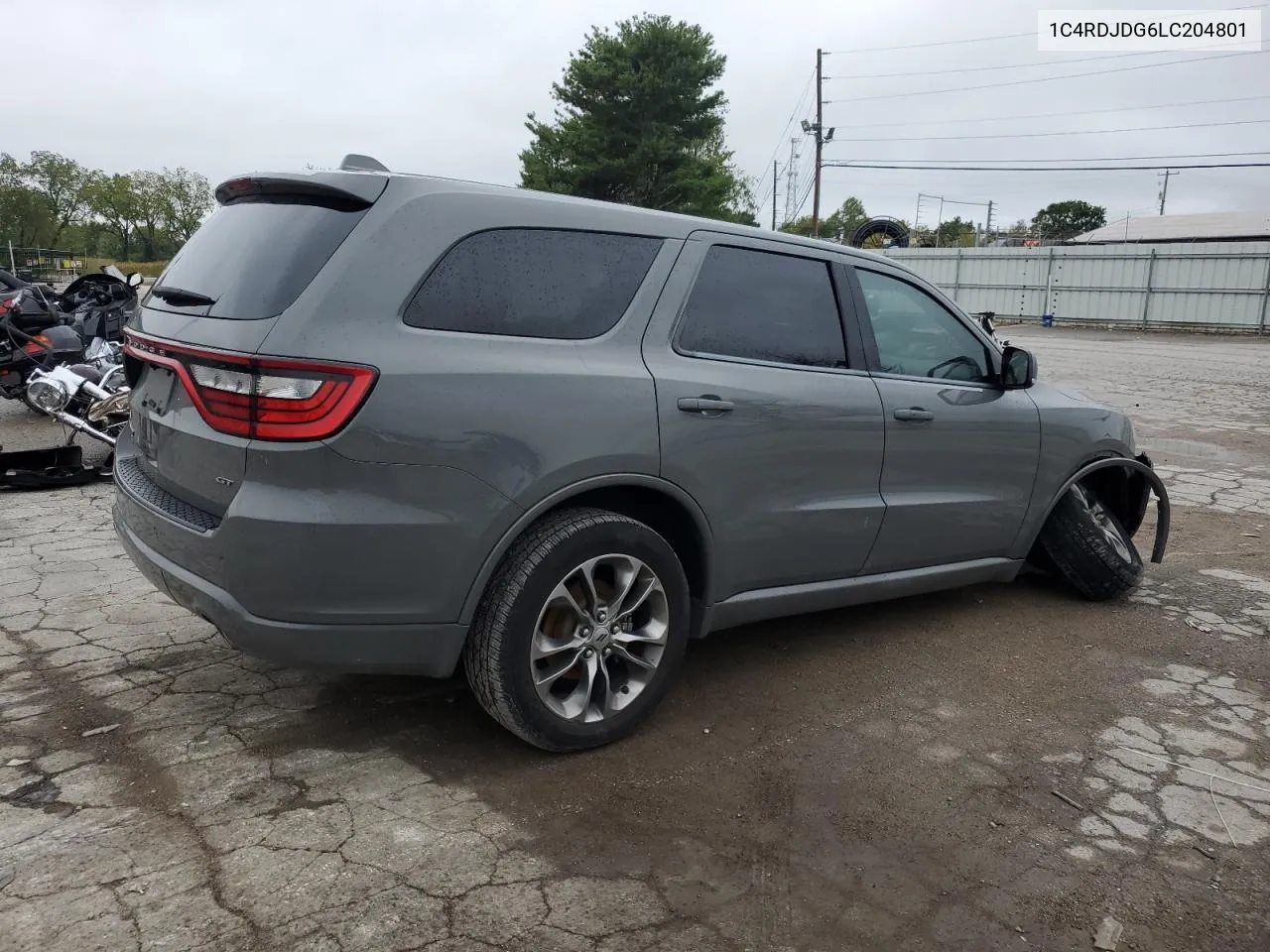 2020 Dodge Durango Gt VIN: 1C4RDJDG6LC204801 Lot: 73199134