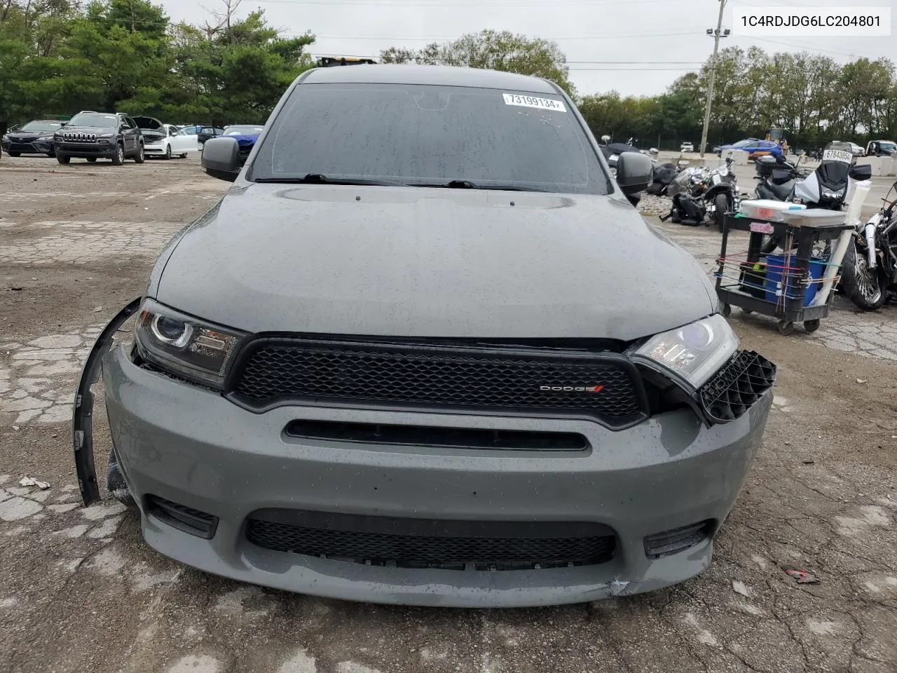 1C4RDJDG6LC204801 2020 Dodge Durango Gt