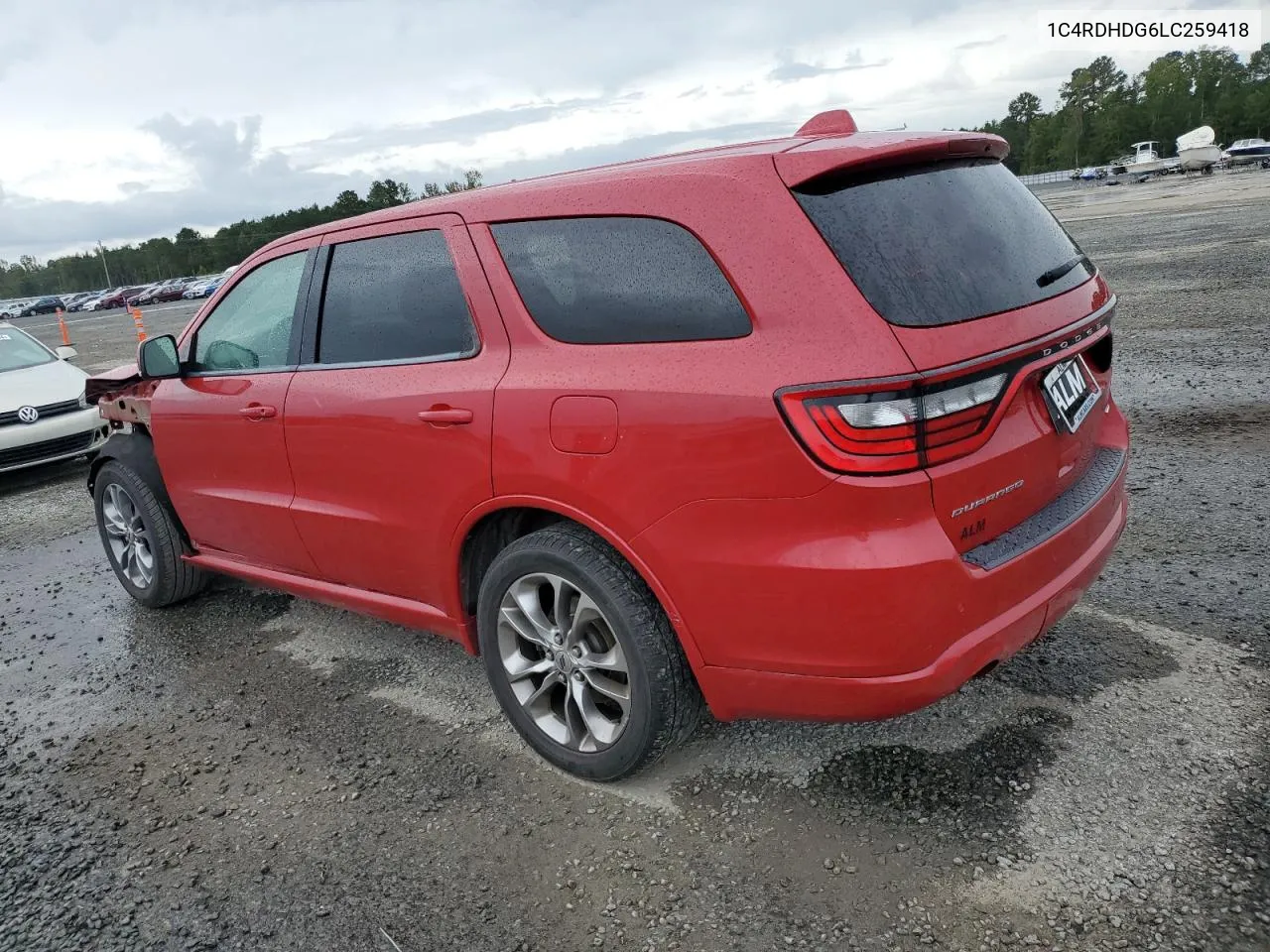 2020 Dodge Durango Gt VIN: 1C4RDHDG6LC259418 Lot: 73359794