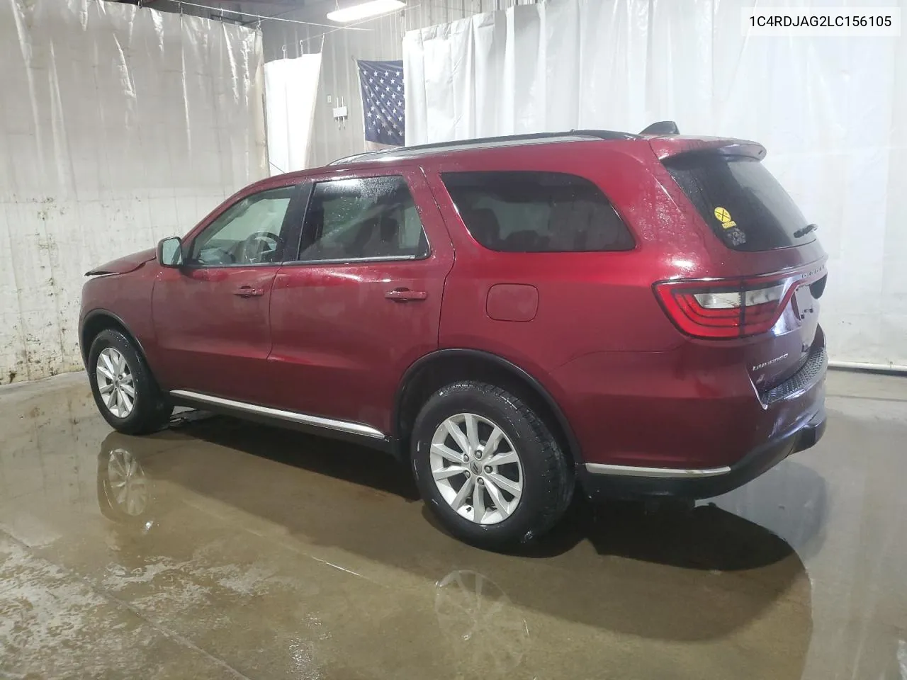 2020 Dodge Durango Sxt VIN: 1C4RDJAG2LC156105 Lot: 73509044