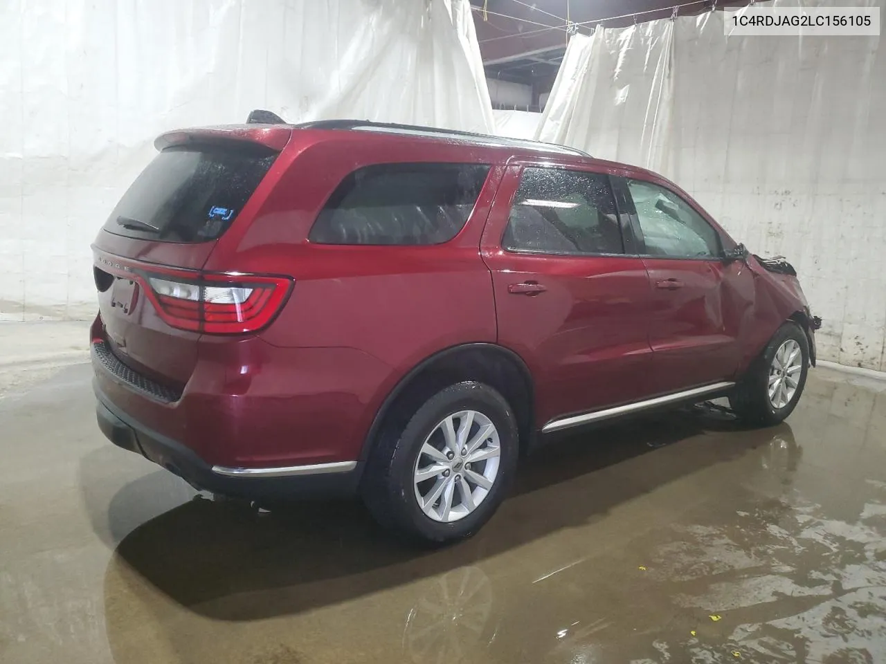 2020 Dodge Durango Sxt VIN: 1C4RDJAG2LC156105 Lot: 73509044