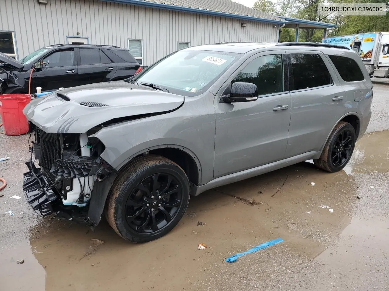 2020 Dodge Durango Gt VIN: 1C4RDJDGXLC396000 Lot: 73554974