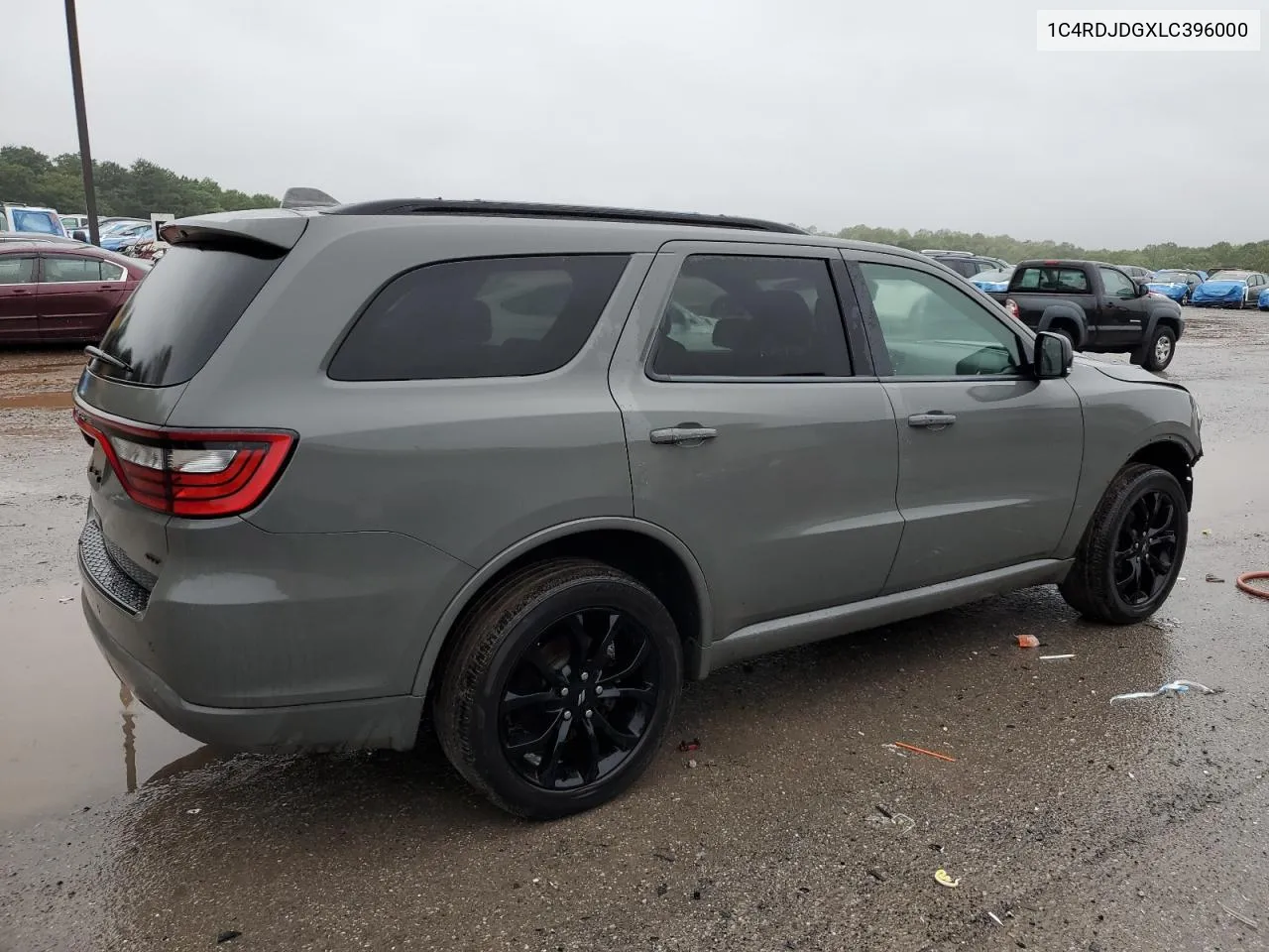 2020 Dodge Durango Gt VIN: 1C4RDJDGXLC396000 Lot: 73554974