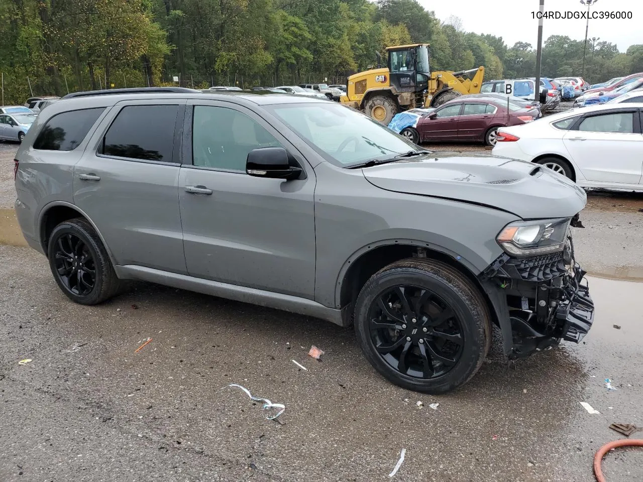 2020 Dodge Durango Gt VIN: 1C4RDJDGXLC396000 Lot: 73554974