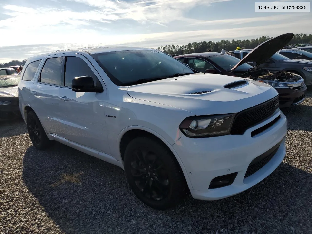 2020 Dodge Durango R/T VIN: 1C4SDJCT6LC253335 Lot: 73806314