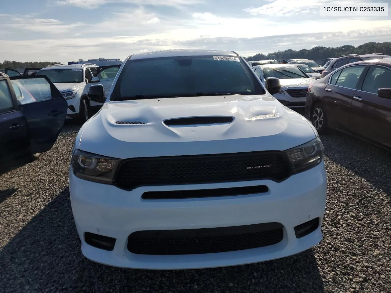 2020 Dodge Durango R/T VIN: 1C4SDJCT6LC253335 Lot: 73806314