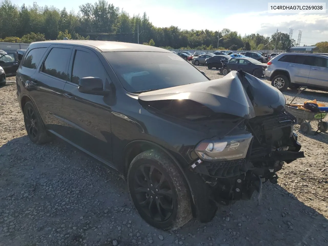 2020 Dodge Durango Sxt VIN: 1C4RDHAG7LC269038 Lot: 73941944