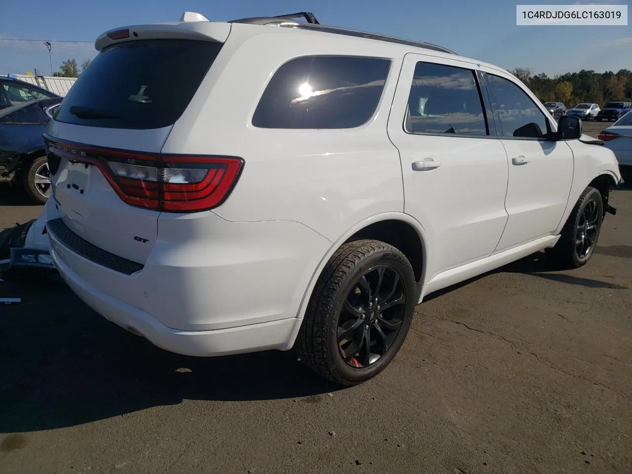 2020 Dodge Durango Gt VIN: 1C4RDJDG6LC163019 Lot: 73944014