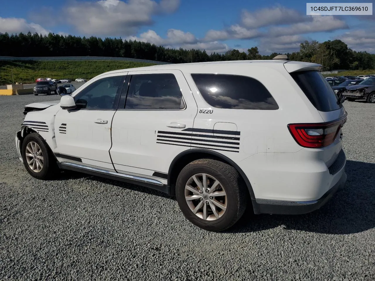 2020 Dodge Durango Ssv VIN: 1C4SDJFT7LC369610 Lot: 74168244