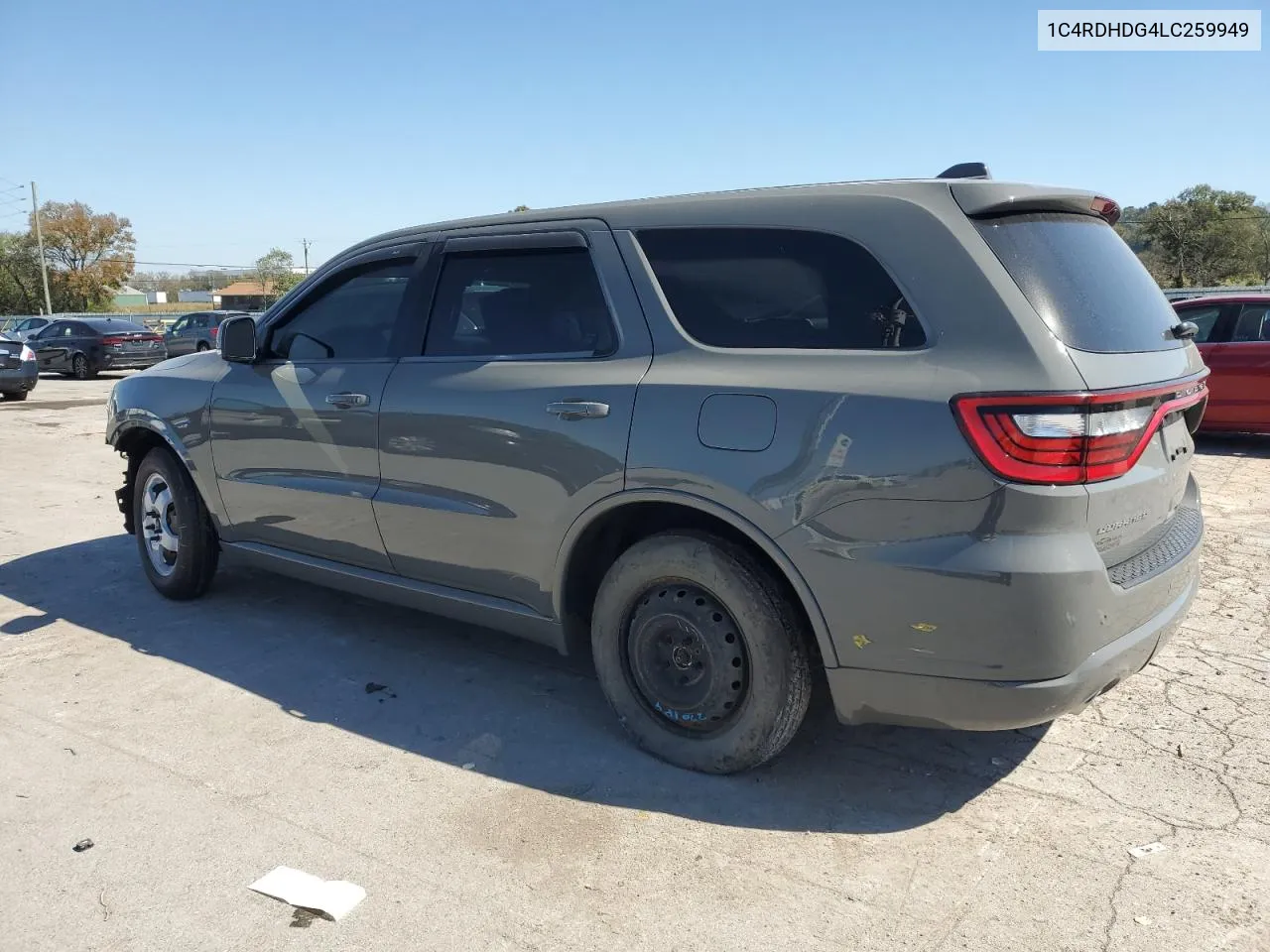 2020 Dodge Durango Gt VIN: 1C4RDHDG4LC259949 Lot: 74456344