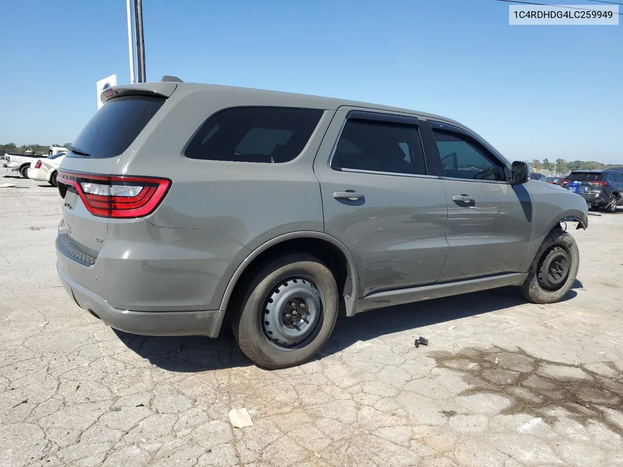 2020 Dodge Durango Gt VIN: 1C4RDHDG4LC259949 Lot: 74456344