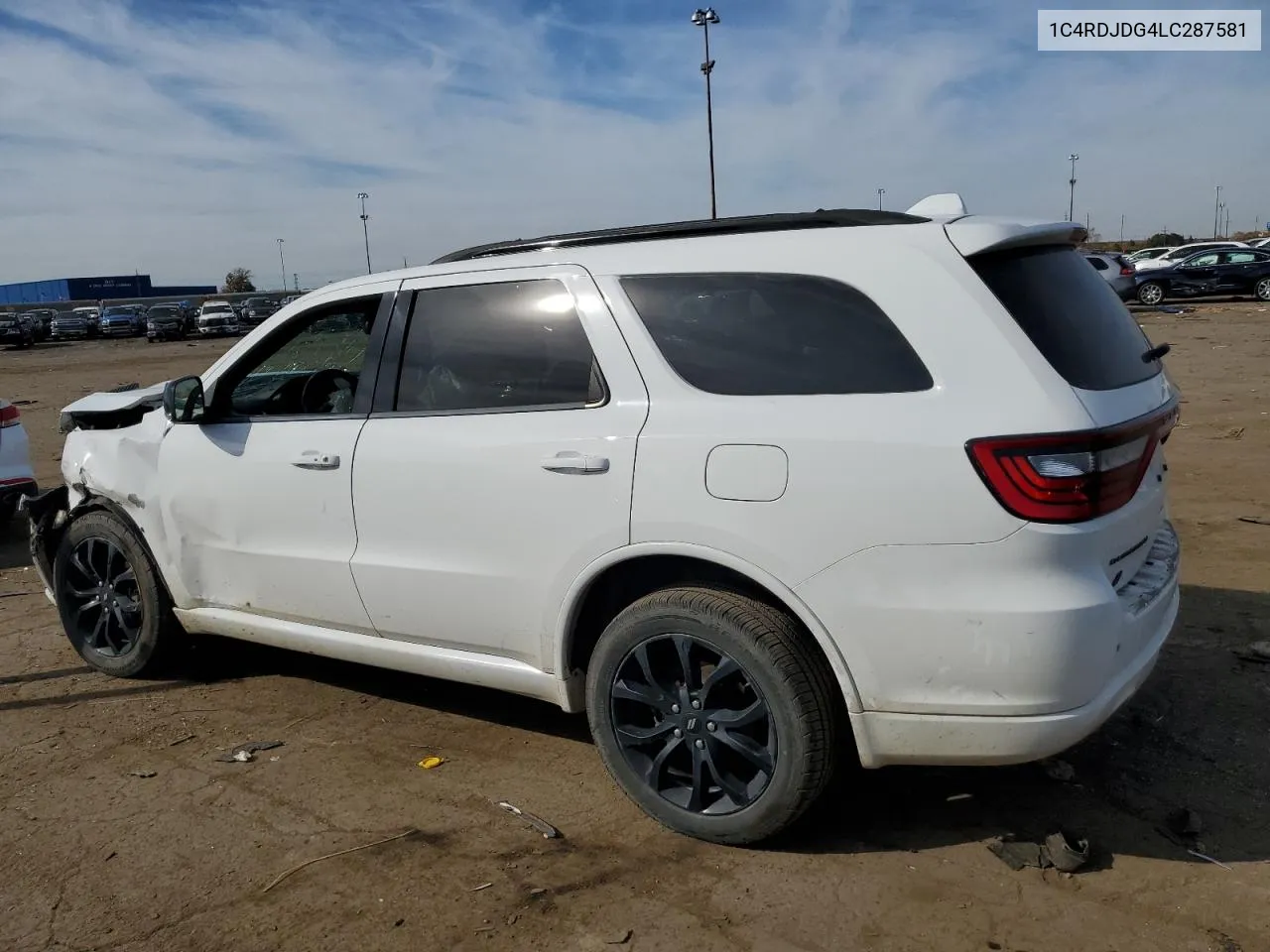 2020 Dodge Durango Gt VIN: 1C4RDJDG4LC287581 Lot: 76544744