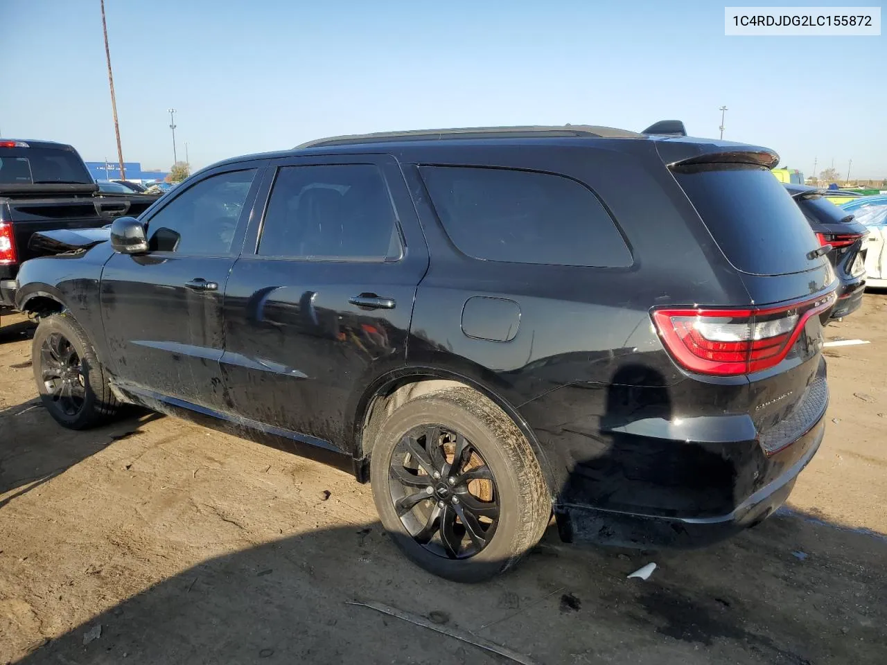 2020 Dodge Durango Gt VIN: 1C4RDJDG2LC155872 Lot: 76568324