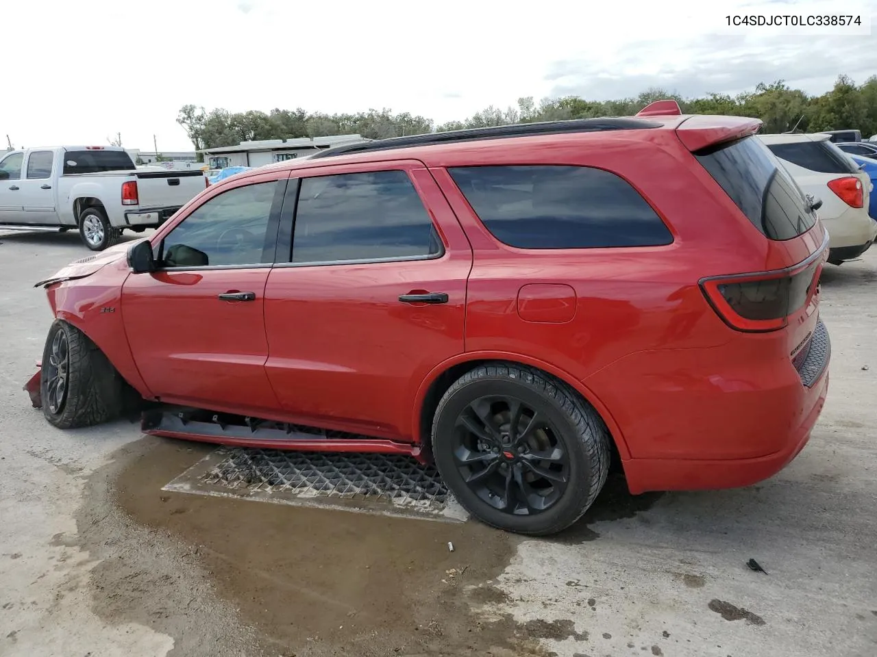 2020 Dodge Durango R/T VIN: 1C4SDJCT0LC338574 Lot: 76709304