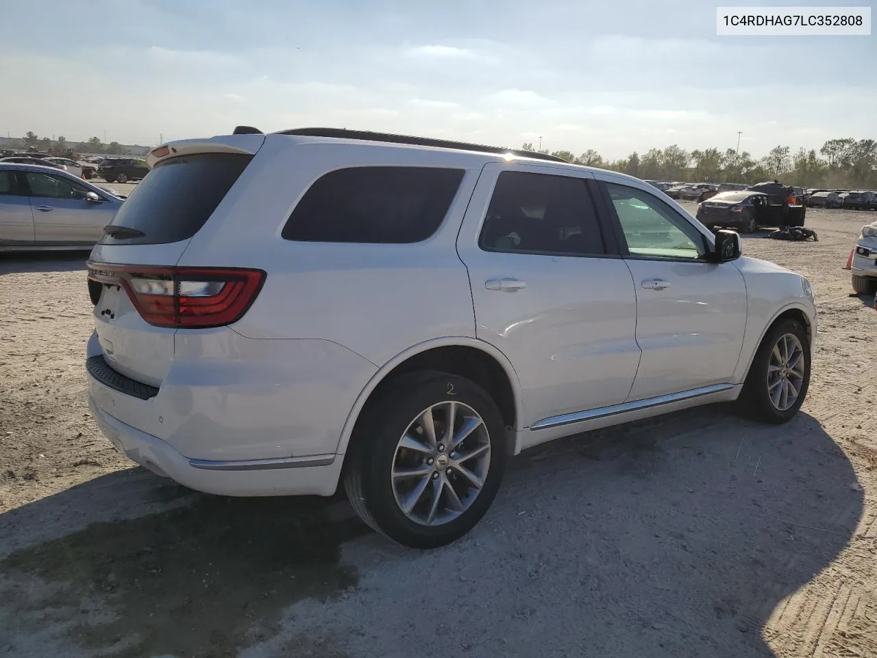 2020 Dodge Durango Sxt VIN: 1C4RDHAG7LC352808 Lot: 76982334