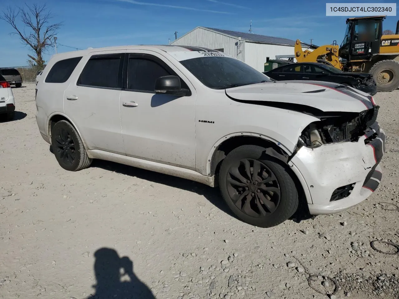 2020 Dodge Durango R/T VIN: 1C4SDJCT4LC302340 Lot: 77823374