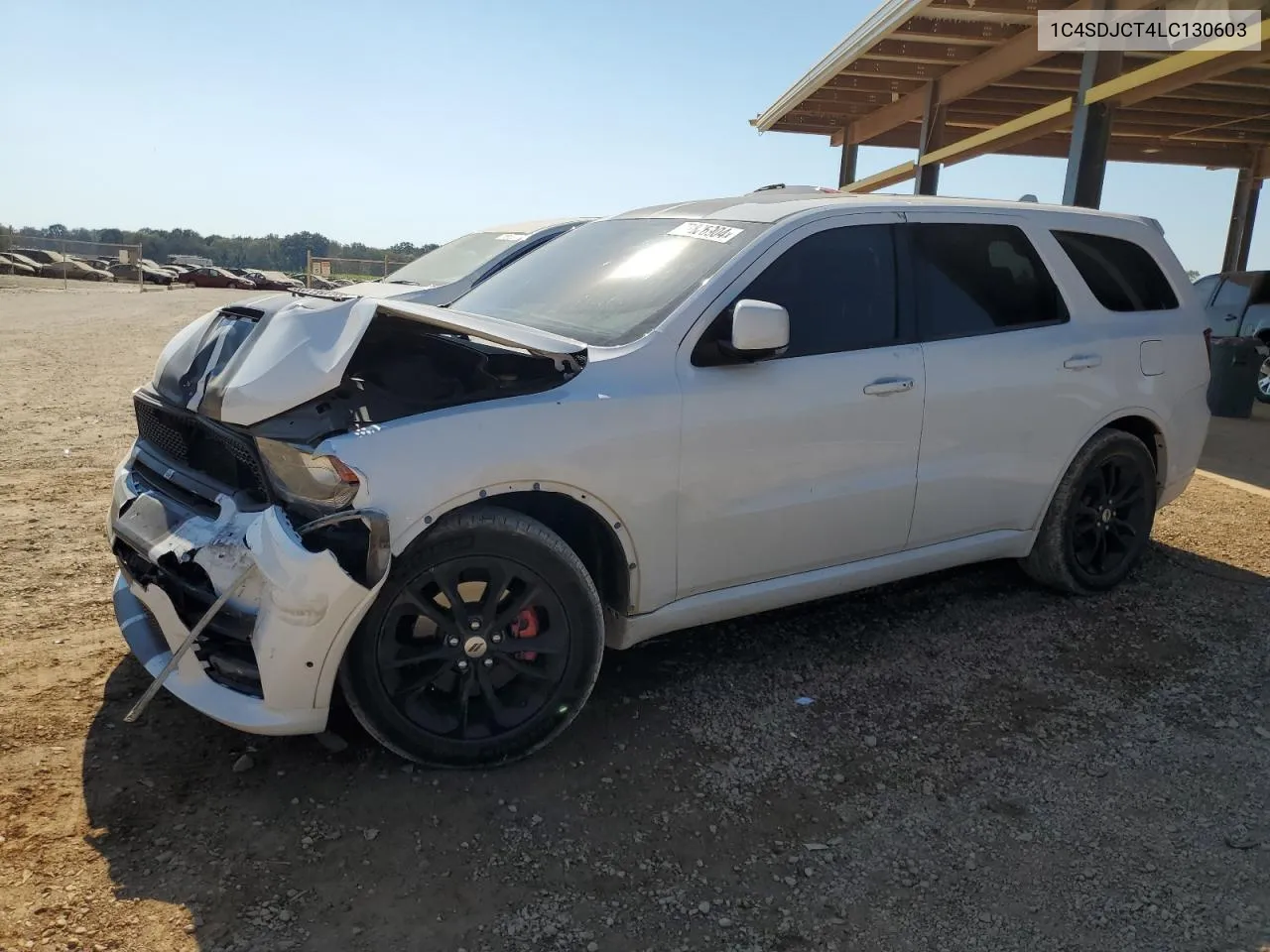 2020 Dodge Durango R/T VIN: 1C4SDJCT4LC130603 Lot: 77826904