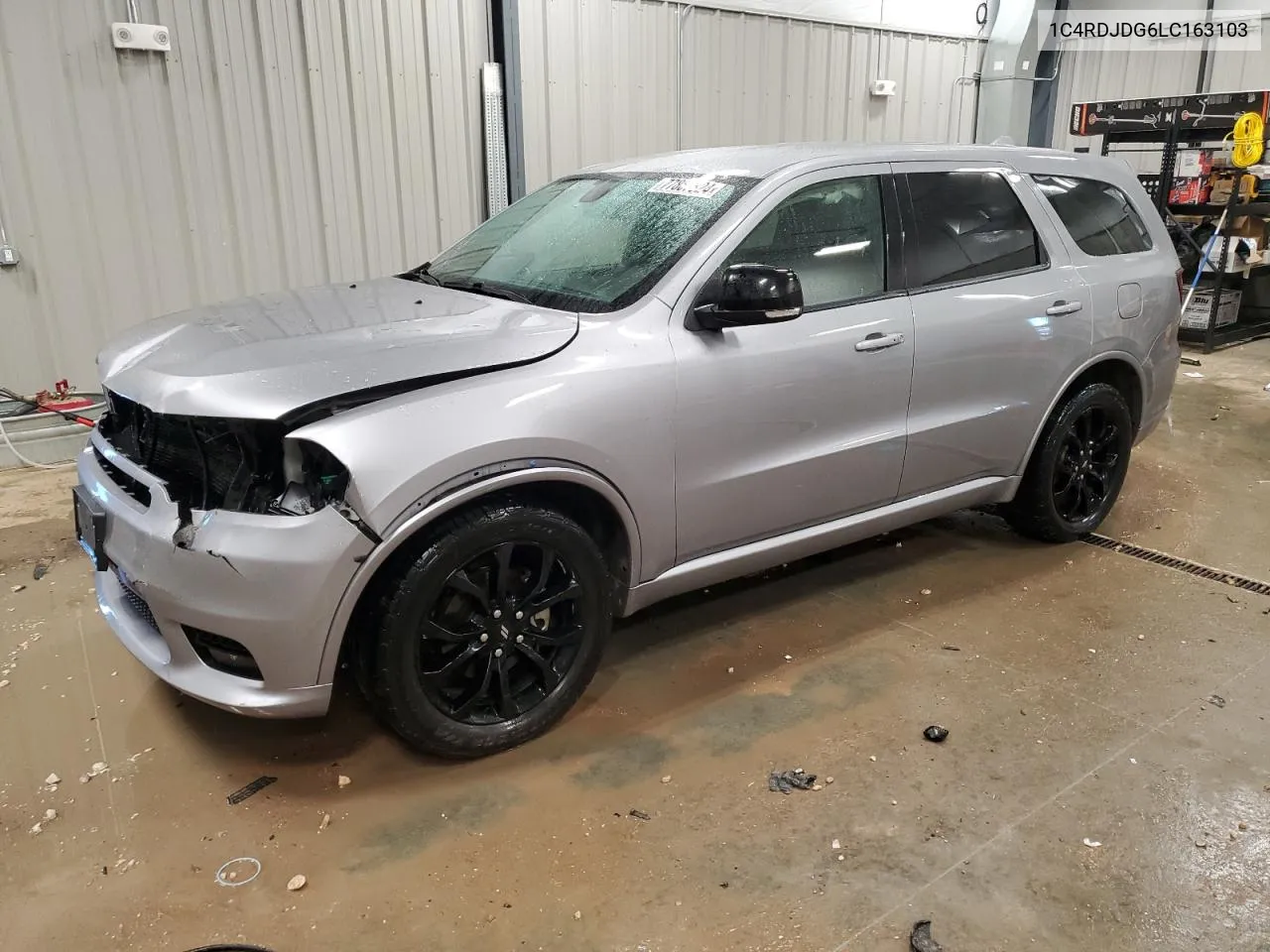 2020 Dodge Durango Gt VIN: 1C4RDJDG6LC163103 Lot: 77887824