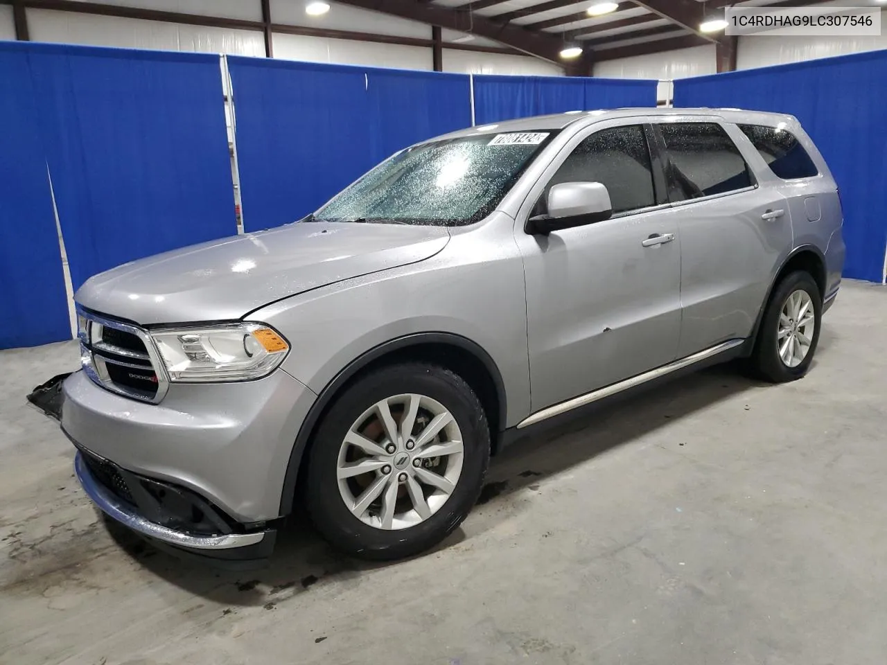 2020 Dodge Durango Sxt VIN: 1C4RDHAG9LC307546 Lot: 78081424