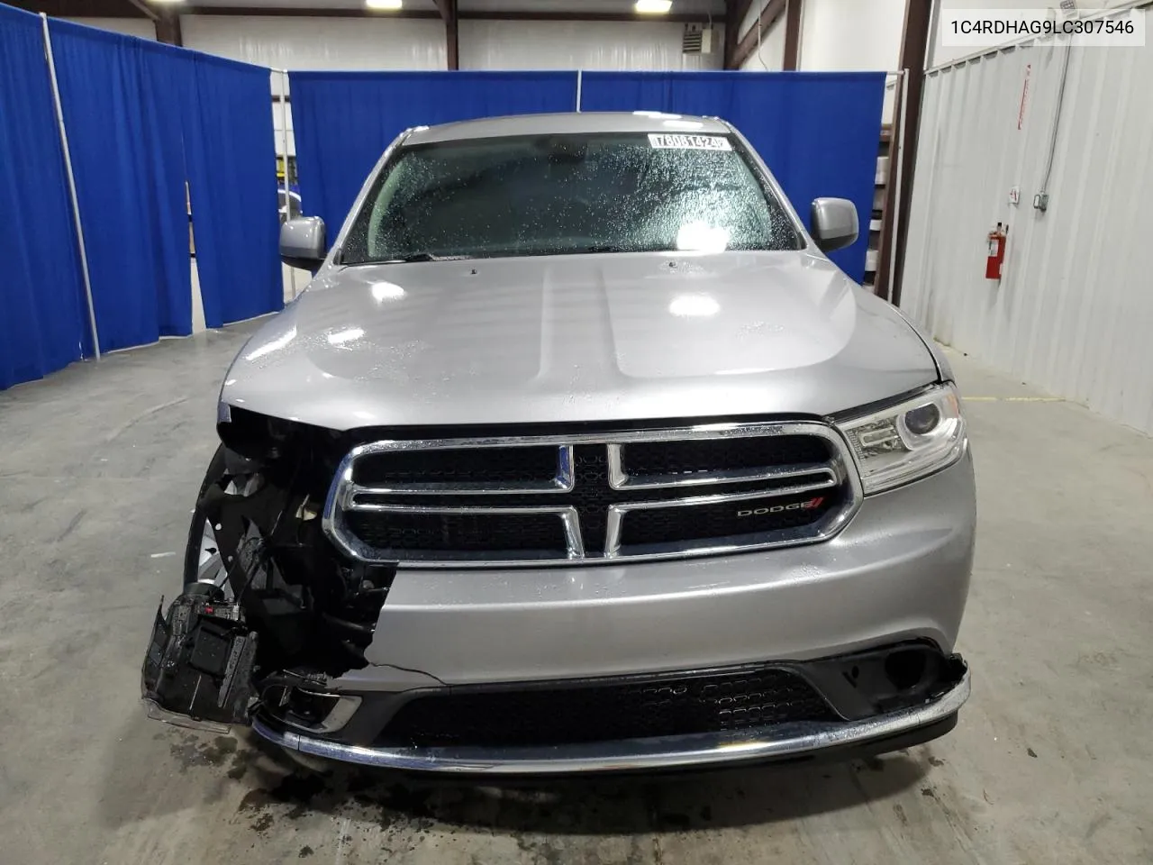 2020 Dodge Durango Sxt VIN: 1C4RDHAG9LC307546 Lot: 78081424