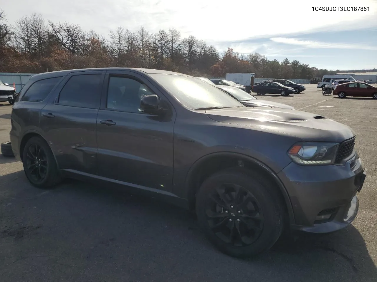 2020 Dodge Durango R/T VIN: 1C4SDJCT3LC187861 Lot: 78088624