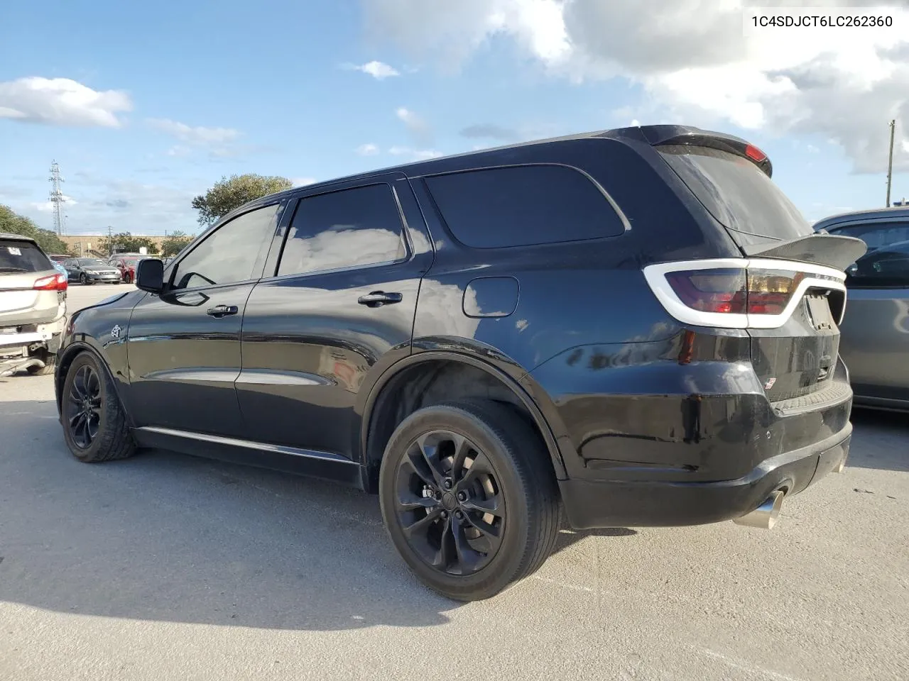 2020 Dodge Durango R/T VIN: 1C4SDJCT6LC262360 Lot: 78204374