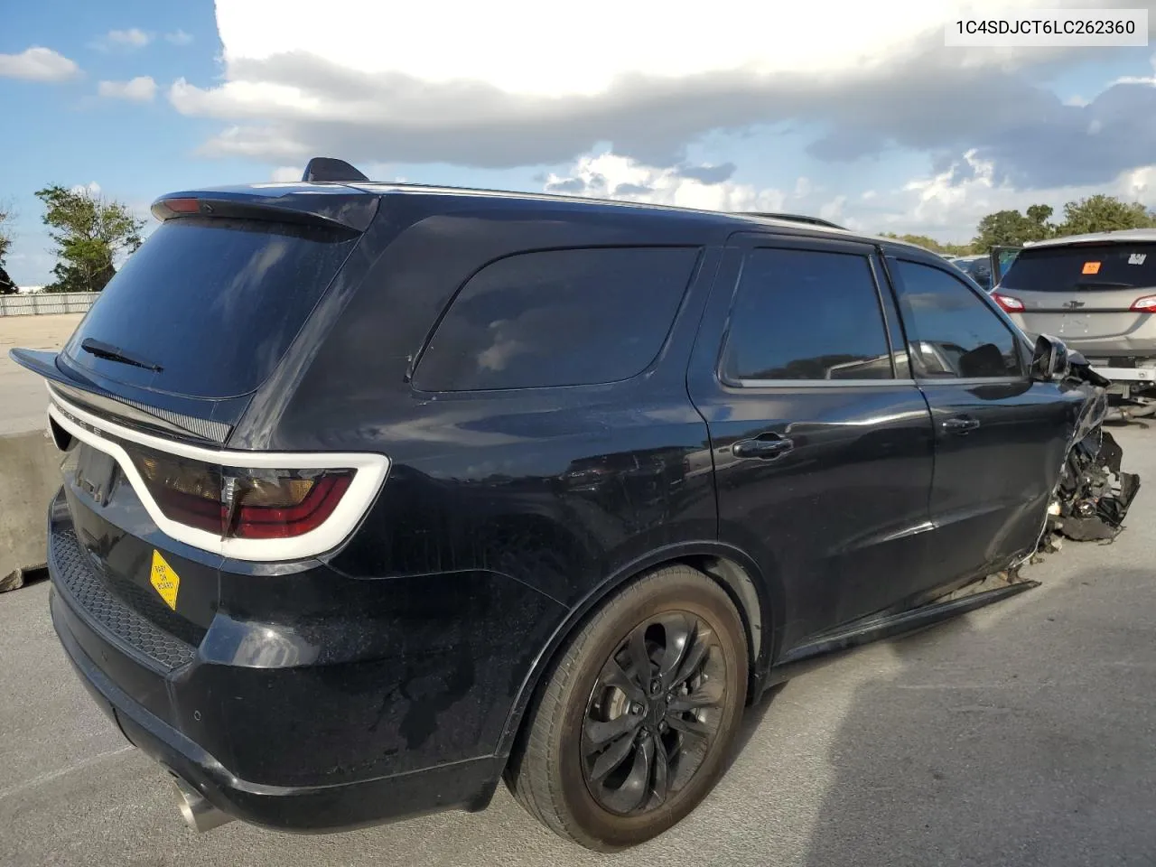 2020 Dodge Durango R/T VIN: 1C4SDJCT6LC262360 Lot: 78204374