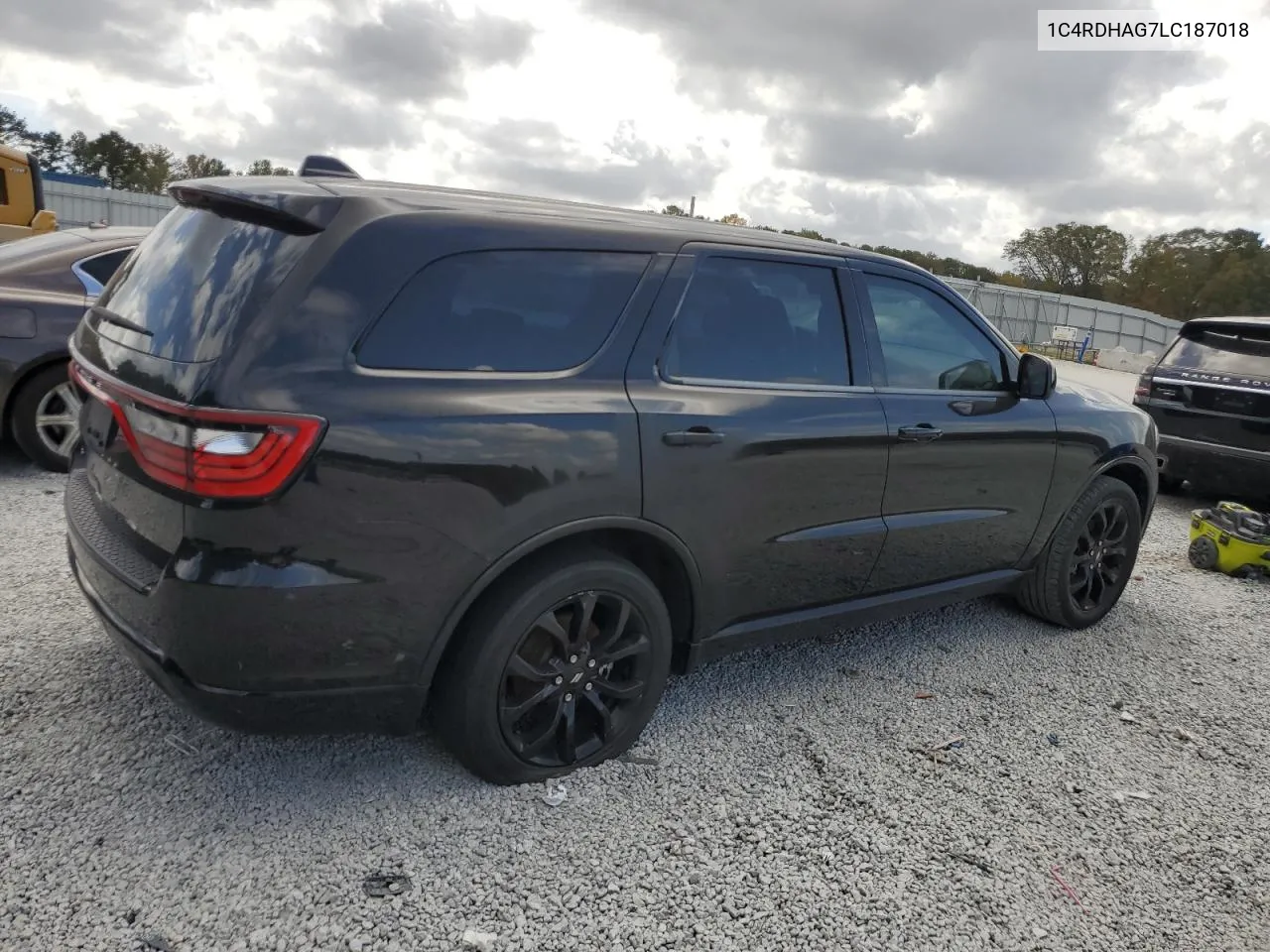 2020 Dodge Durango Sxt VIN: 1C4RDHAG7LC187018 Lot: 78674944