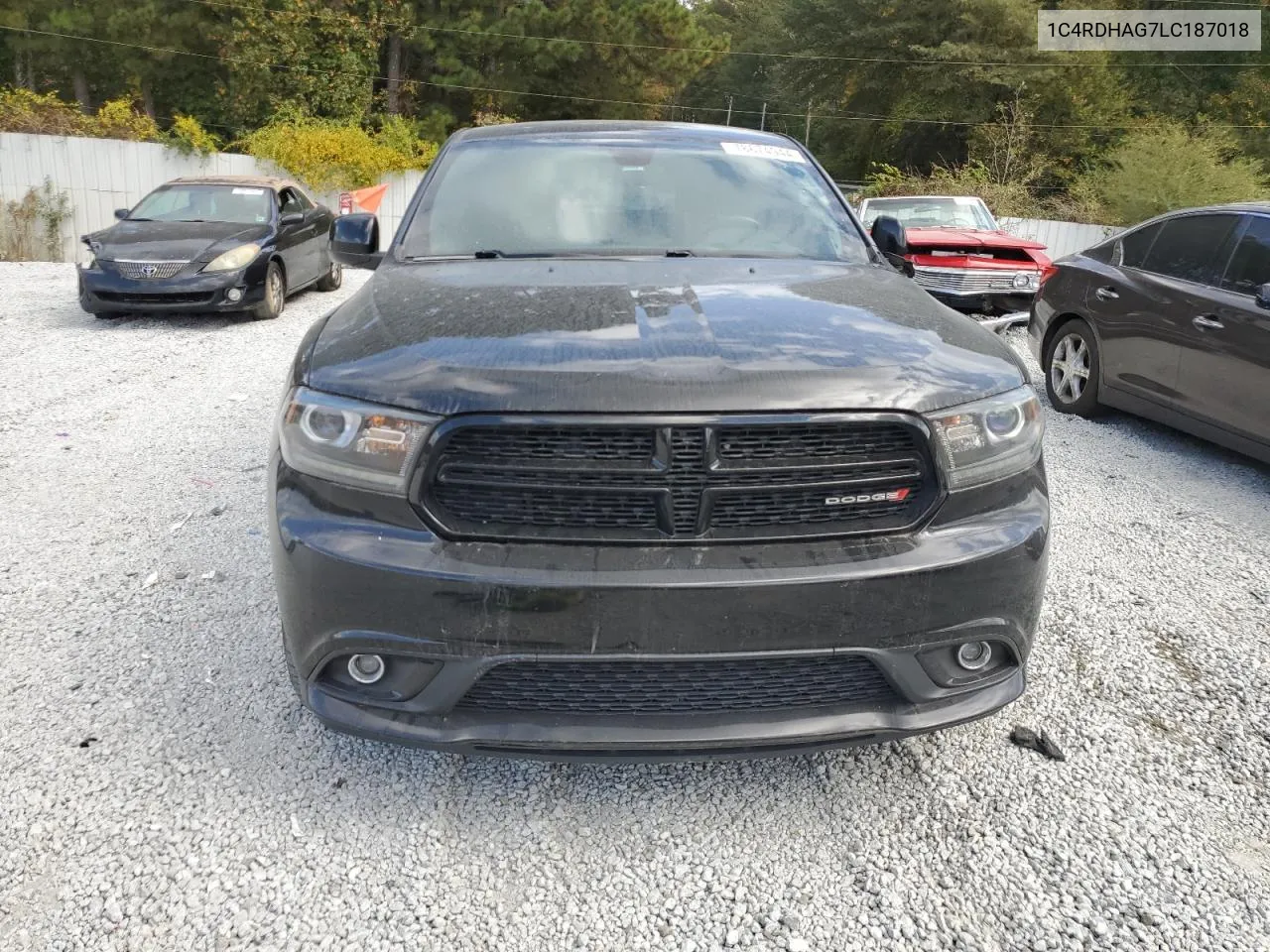 2020 Dodge Durango Sxt VIN: 1C4RDHAG7LC187018 Lot: 78674944