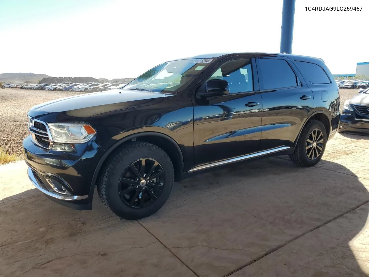 2020 Dodge Durango Sxt VIN: 1C4RDJAG9LC269467 Lot: 79221754