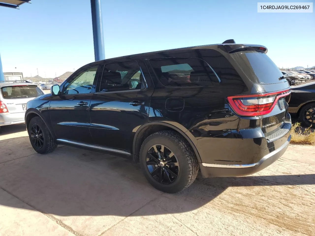 2020 Dodge Durango Sxt VIN: 1C4RDJAG9LC269467 Lot: 79221754