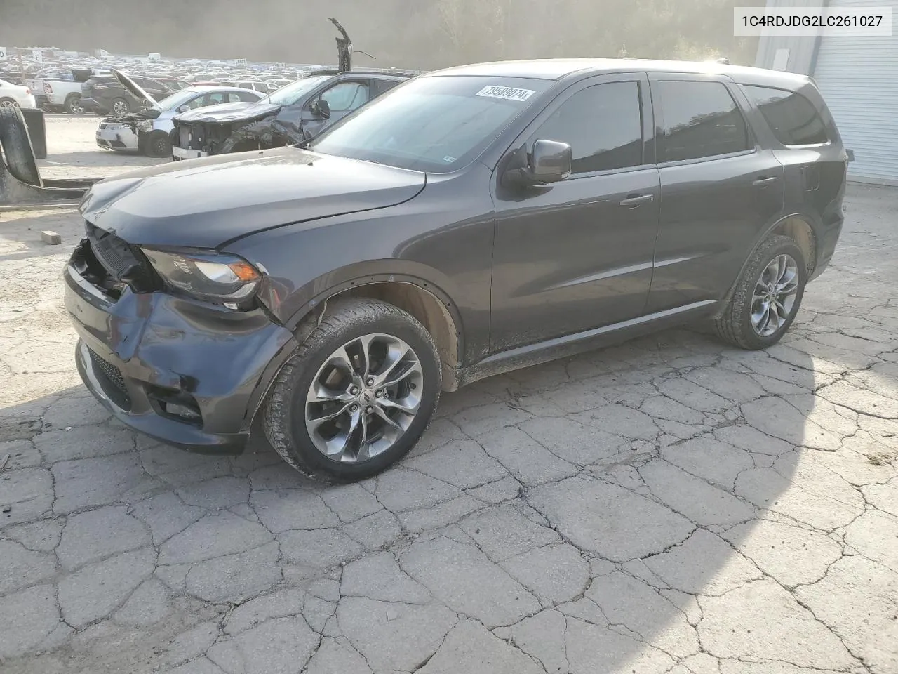 2020 Dodge Durango Gt VIN: 1C4RDJDG2LC261027 Lot: 79599074