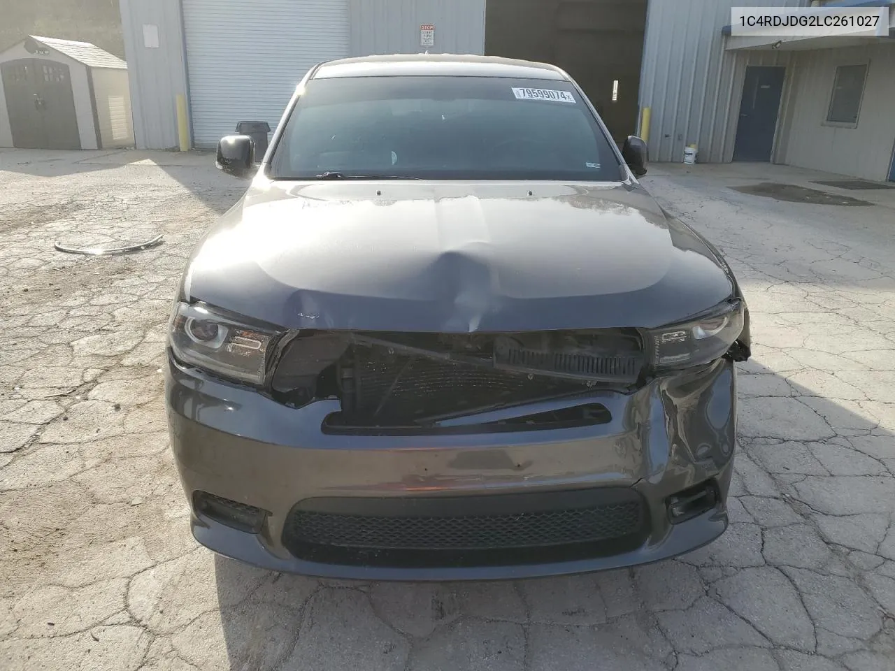 2020 Dodge Durango Gt VIN: 1C4RDJDG2LC261027 Lot: 79599074