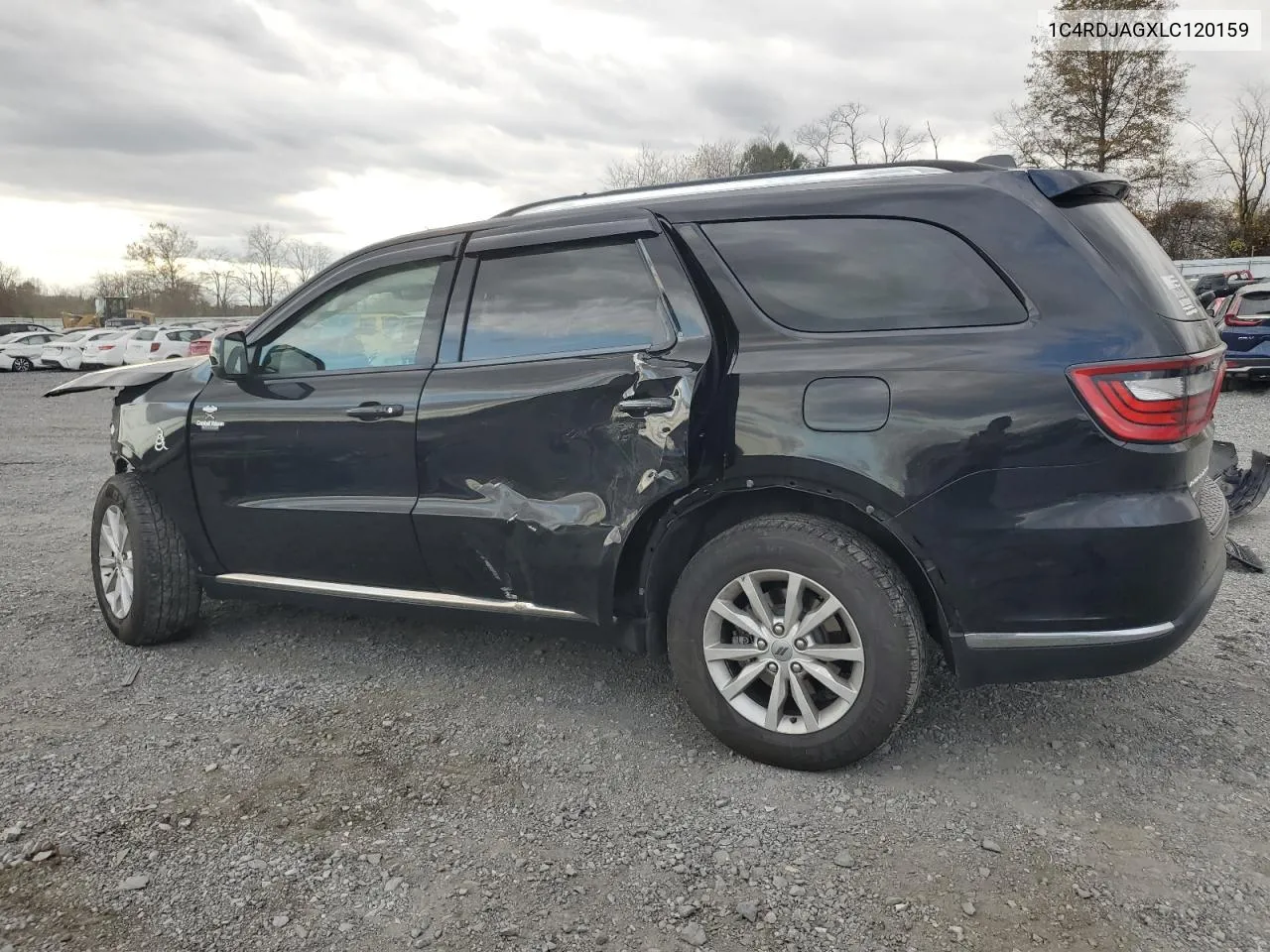 2020 Dodge Durango Sxt VIN: 1C4RDJAGXLC120159 Lot: 79761604