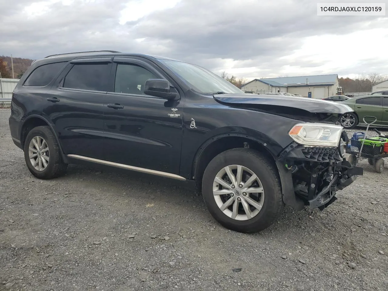 2020 Dodge Durango Sxt VIN: 1C4RDJAGXLC120159 Lot: 79761604