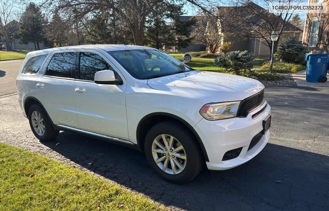 2020 Dodge Durango Ssv VIN: 1C4RDJFG9LC352373 Lot: 80124364