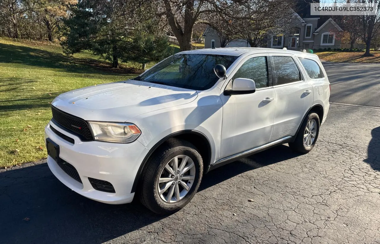 2020 Dodge Durango Ssv VIN: 1C4RDJFG9LC352373 Lot: 80124364