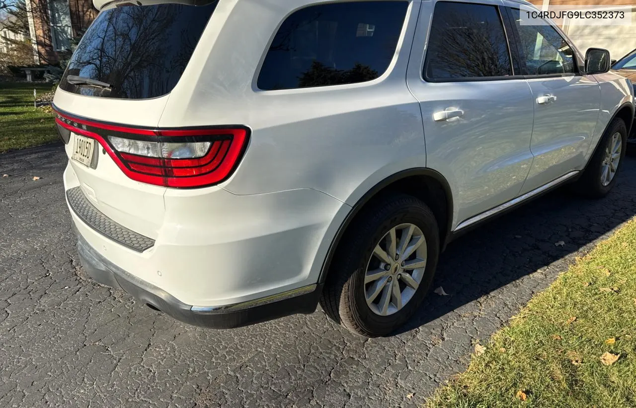 2020 Dodge Durango Ssv VIN: 1C4RDJFG9LC352373 Lot: 80124364