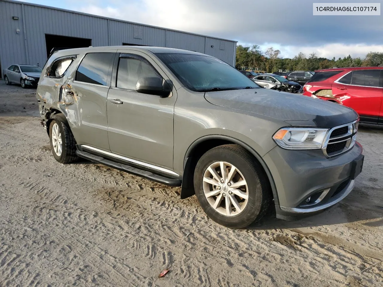 2020 Dodge Durango Sxt VIN: 1C4RDHAG6LC107174 Lot: 81004304