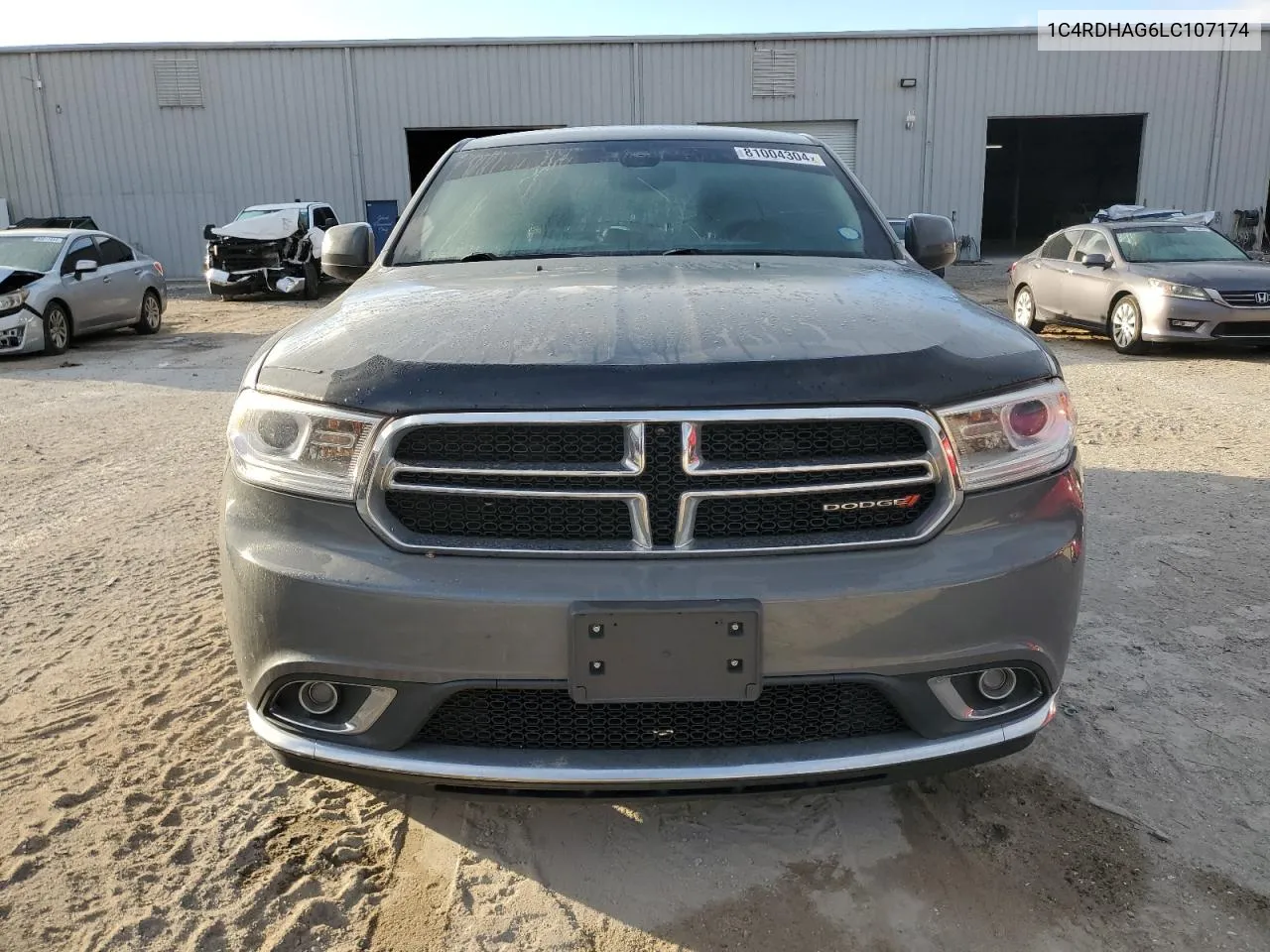 2020 Dodge Durango Sxt VIN: 1C4RDHAG6LC107174 Lot: 81004304