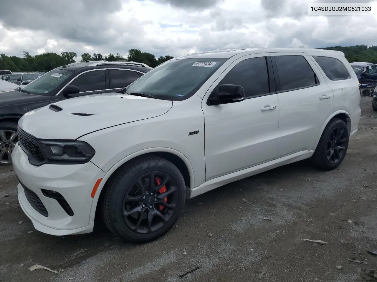 2021 Dodge Durango Srt 392 VIN: 1C4SDJGJ2MC521033 Lot: 53026434