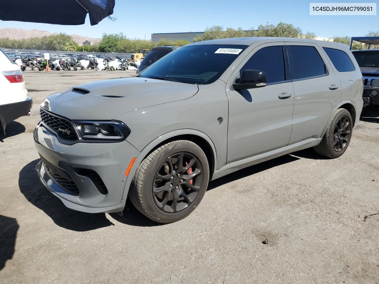 2021 Dodge Durango Srt Hellcat VIN: 1C4SDJH96MC799051 Lot: 61419484