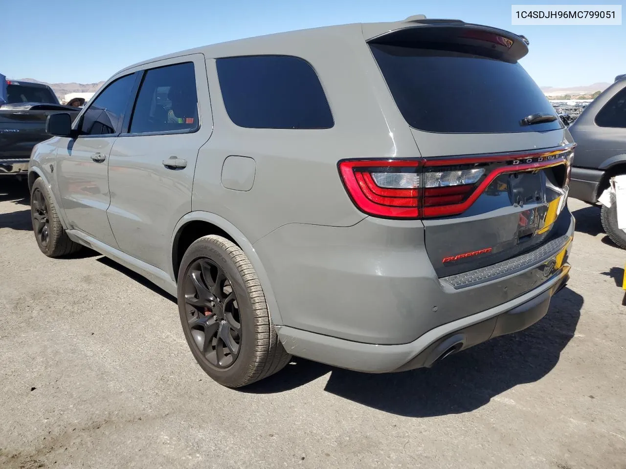 2021 Dodge Durango Srt Hellcat VIN: 1C4SDJH96MC799051 Lot: 61419484