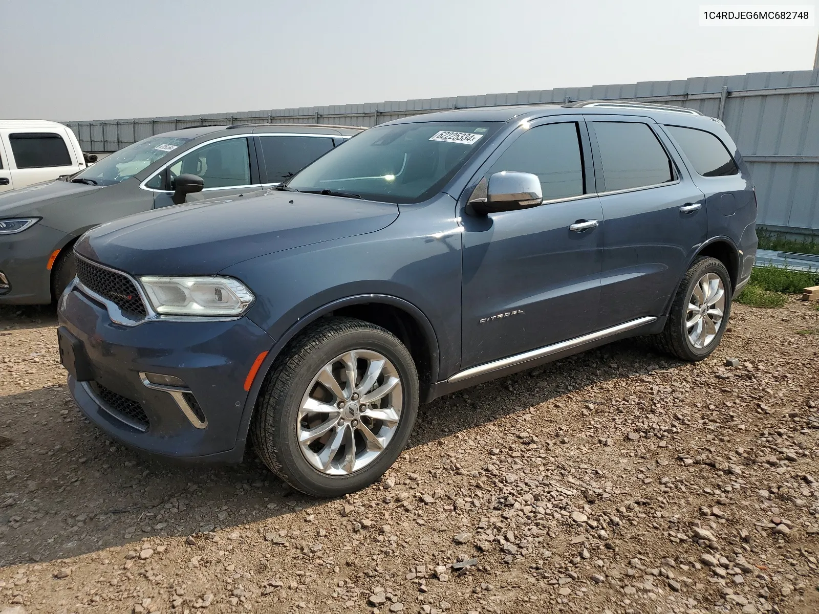 2021 Dodge Durango Citadel VIN: 1C4RDJEG6MC682748 Lot: 62225334