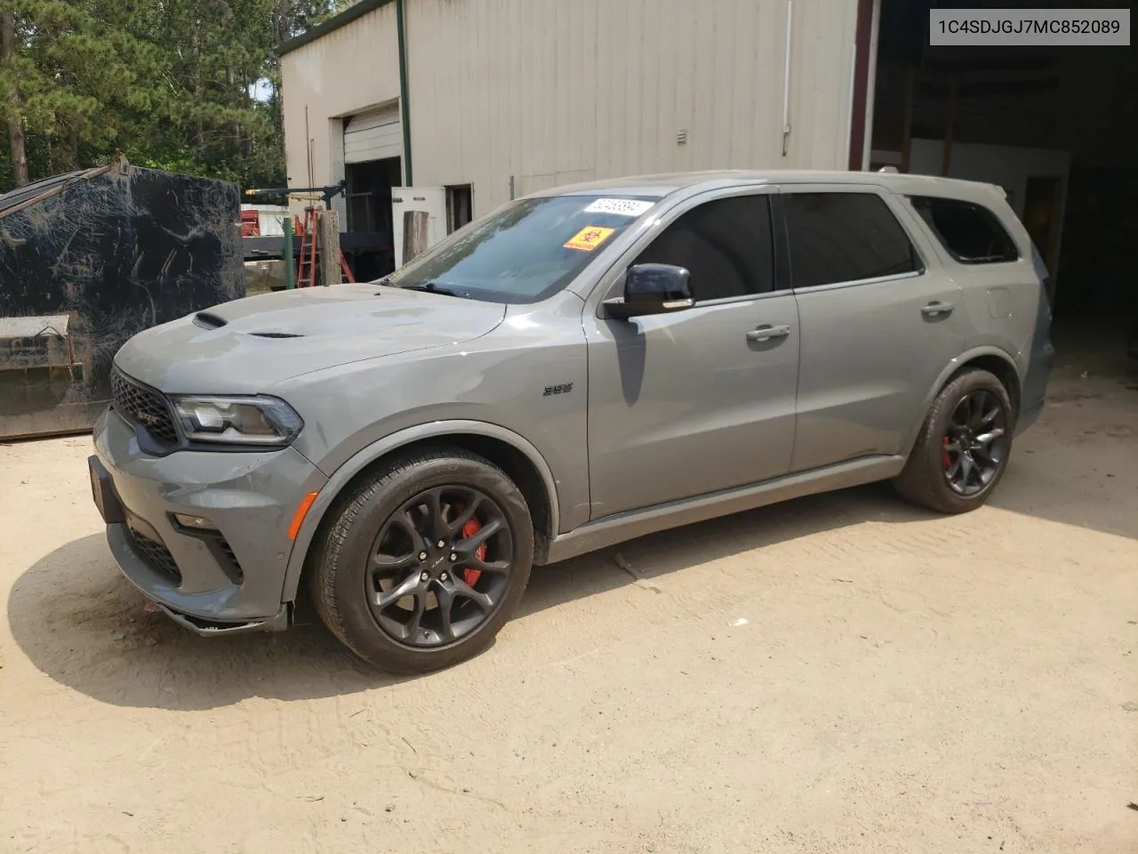 2021 Dodge Durango Srt 392 VIN: 1C4SDJGJ7MC852089 Lot: 62463894