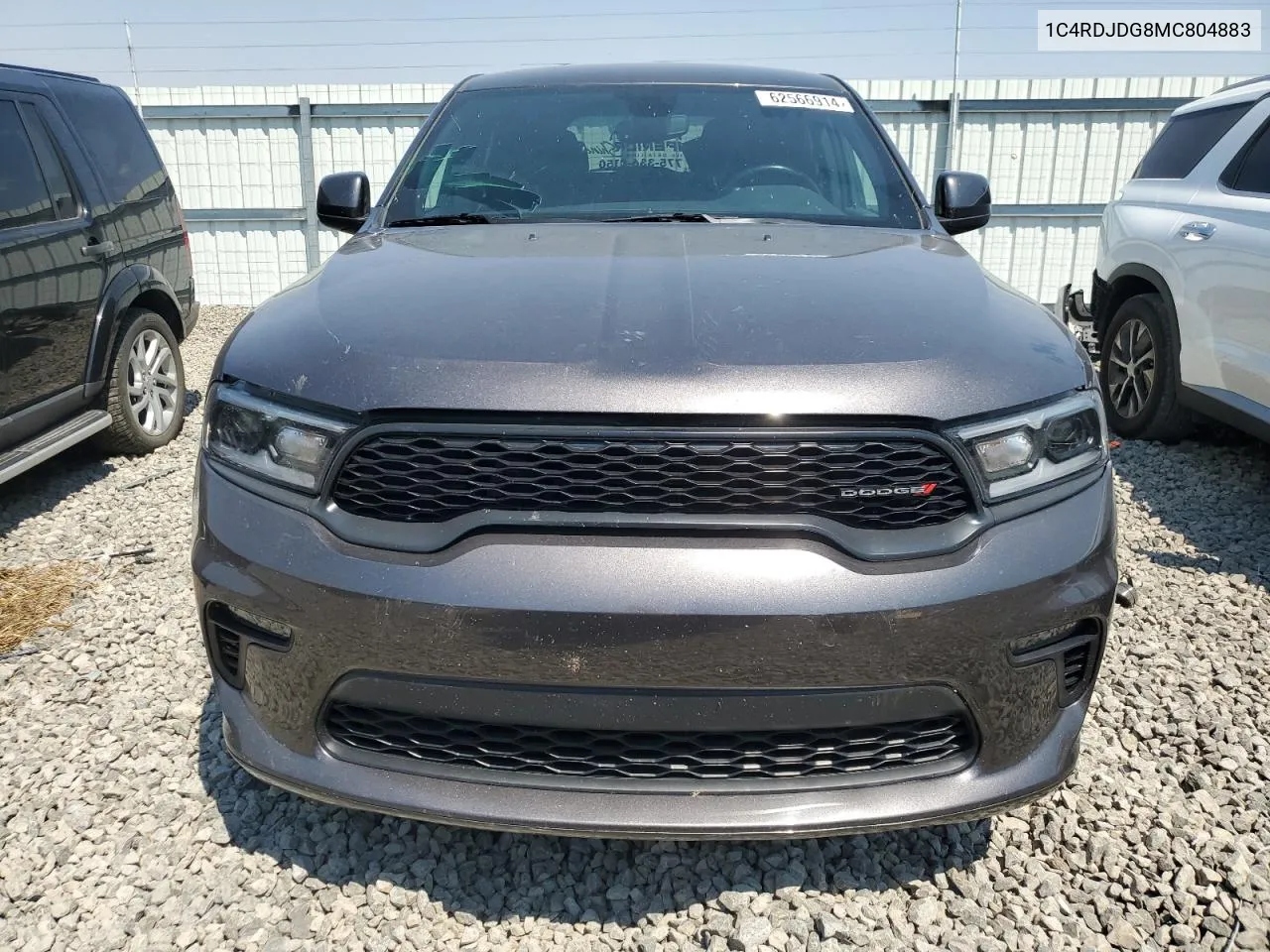 1C4RDJDG8MC804883 2021 Dodge Durango Gt